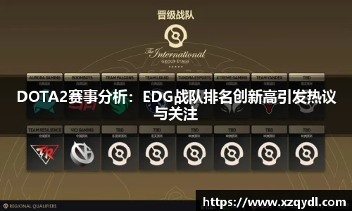 雷火电竞DOTA2赛事分析：EDG战队排名创新高引发热议与关注